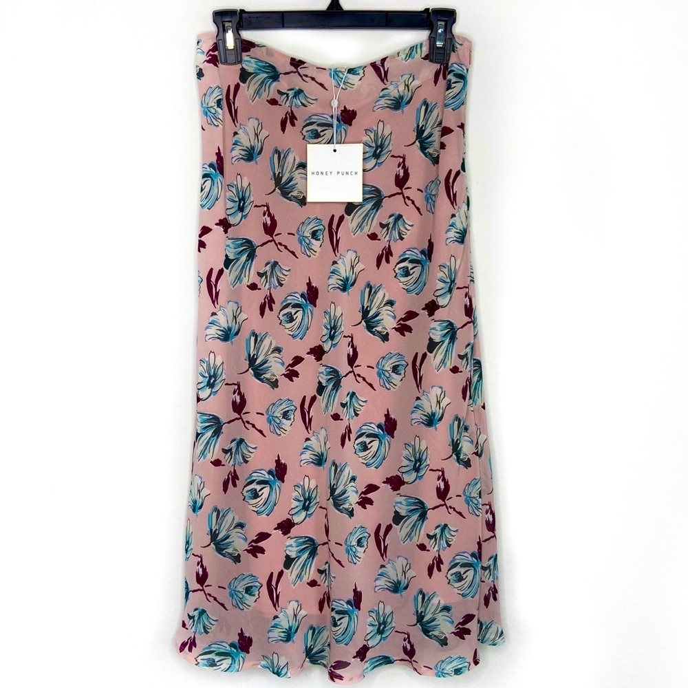 Floral Midi Skirt by Honey Punch